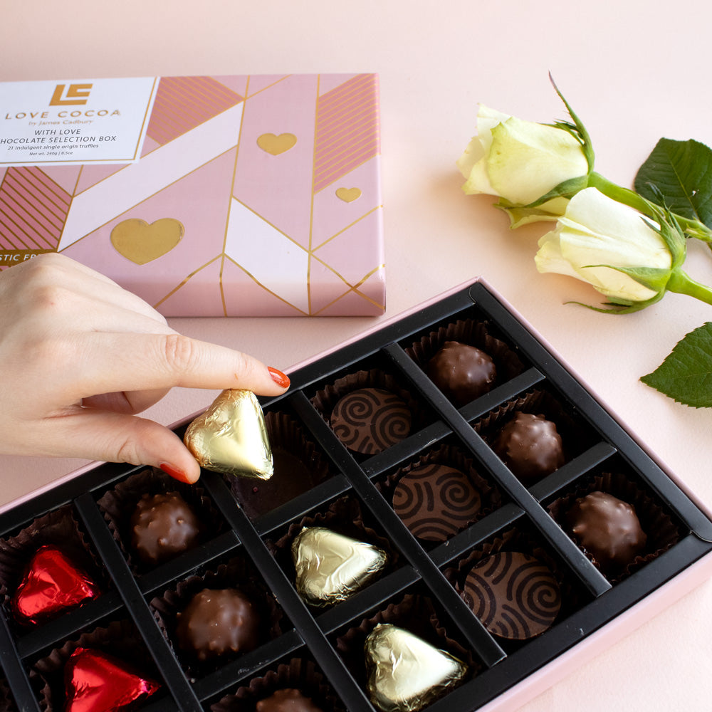 Alcohol-free chocolate gift box for Eid celebrations