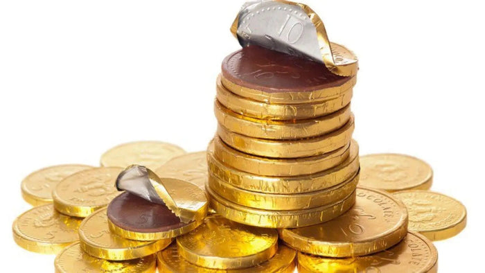 Assorted chocolate pieces for weird chocolate facts