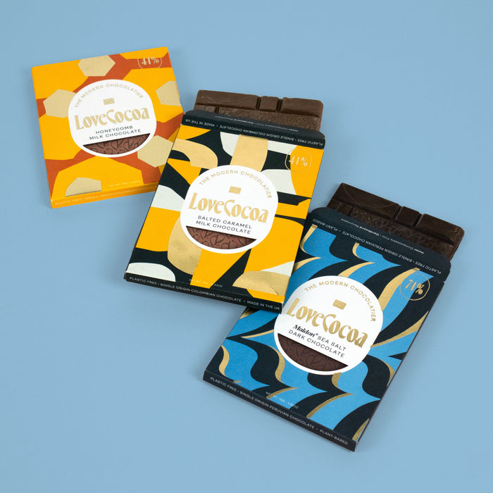 Alcohol-free chocolate bars and truffles for Dry January