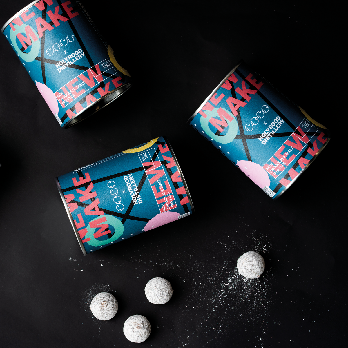 Rich Chocolate Malt Truffles from COCO and Holyrood Distillery
