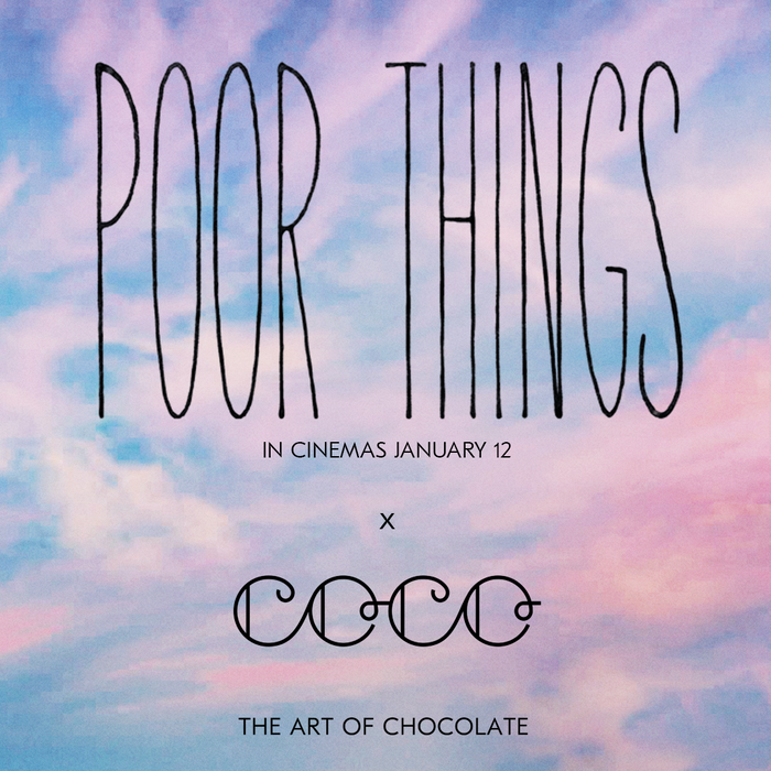 Poor Things x COCO Chocolatier limited edition collection