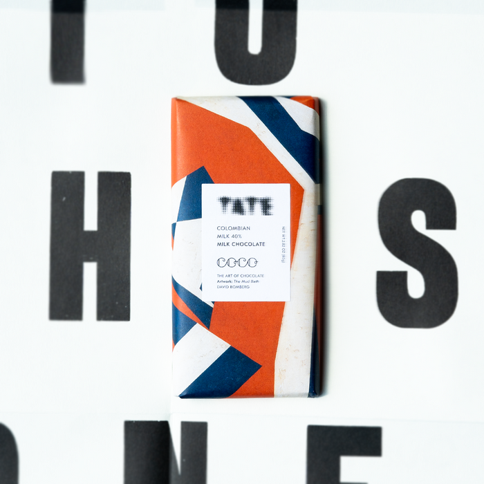 COCO chocolate bars wrapped in artworks from the TATE collection