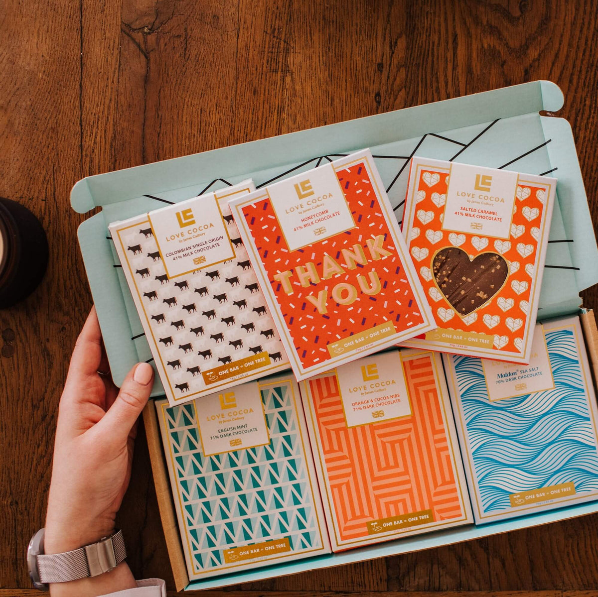 Personalised chocolate gifts for employees and clients