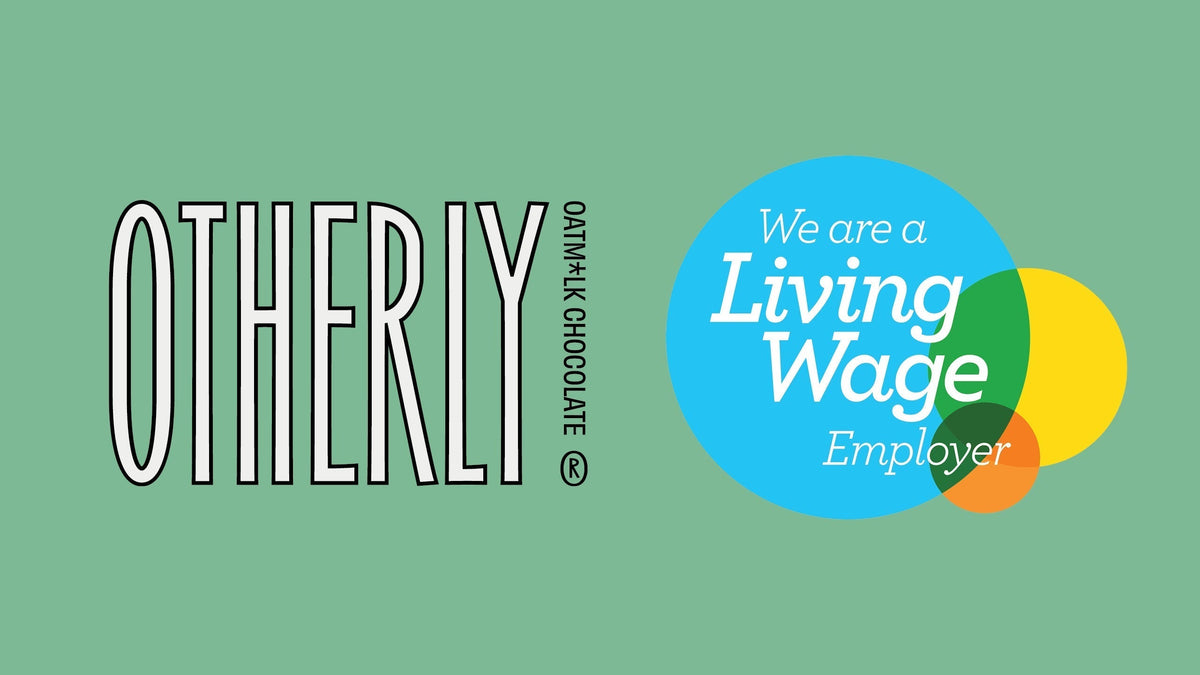 OTHERLY Living Wage Employer announcement graphic