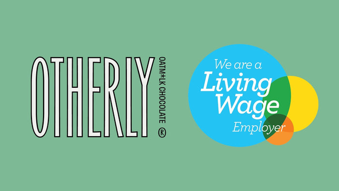OTHERLY Living Wage Employer announcement graphic