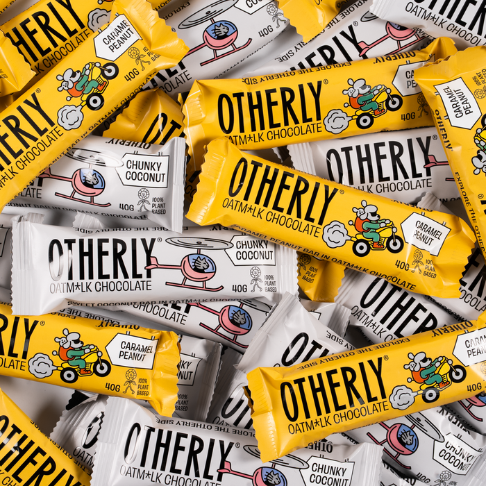 OTHERLY Chunky Coconut and Caramel Peanut vegan snack bars
