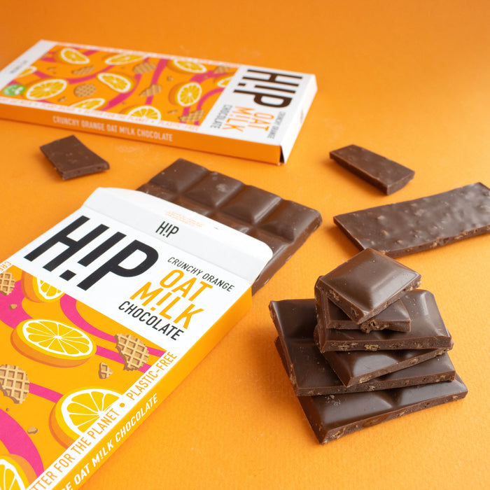 H!P plant-based chocolate bars for World Chocolate Day
