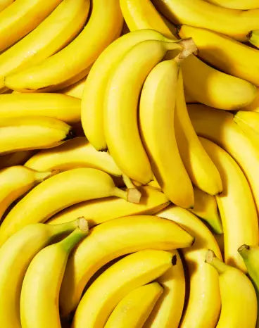 Frozen banana pieces dipped in chocolate