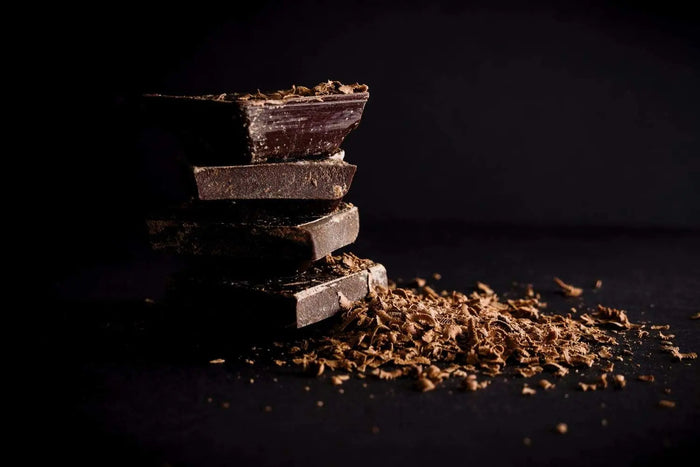 Luxury chocolate gift arriving through the letterbox