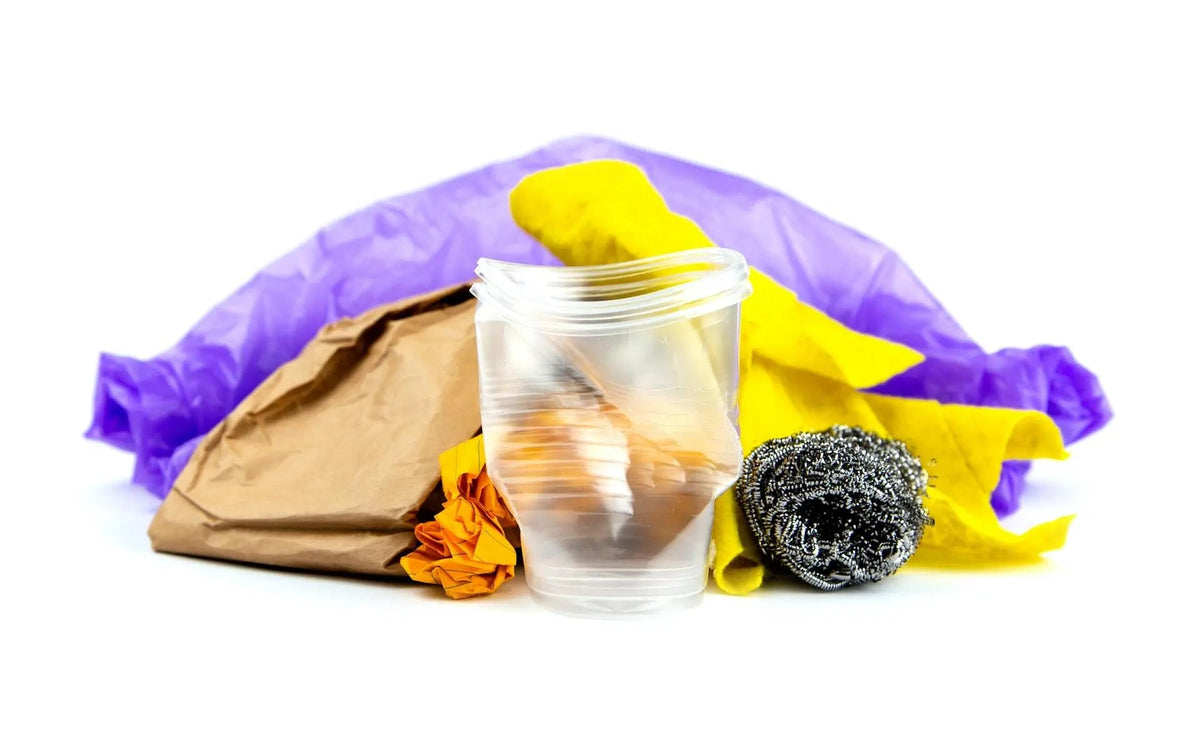 Recyclable food packaging sorted for recycling