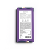 COCO Cinnamon Roll Dark Chocolate bar, back of pack with ingredients