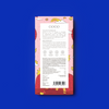 COCO Colombian Milk 40% Chocolate bar, back of pack on a blue background