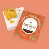 Love Cocoa Happy Birthday Honeycomb Milk Chocolate Bar, Happy Birthday pack with pieces of honeycomb