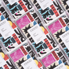 COCO Orange Milk Chocolate bar, close-up of packs laid out diagonally