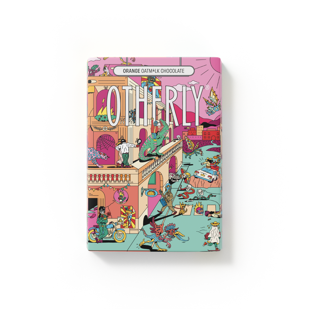 OTHERLY Orange Oat M!lk Chocolate 120g, front of pack
