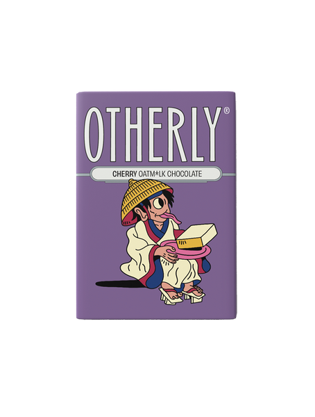 OTHERLY Cherry Oat M!lk Chocolate 60g, front of pack