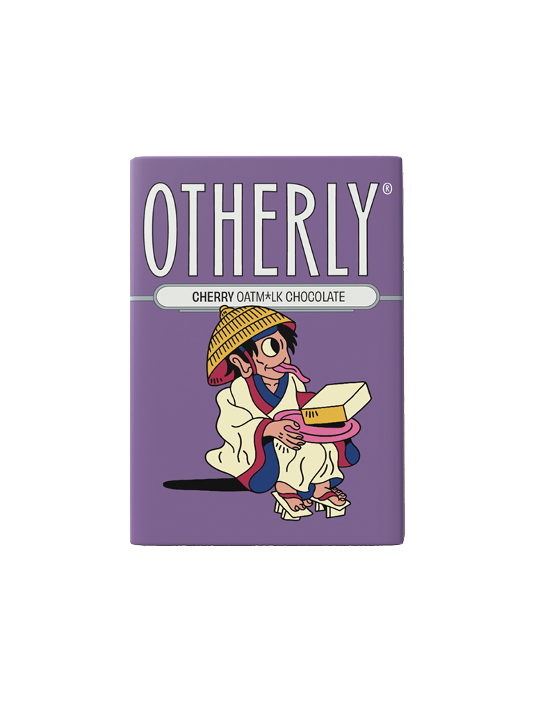 OTHERLY Cherry Oat M!lk Chocolate 60g, front of pack