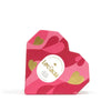 Love Cocoa Praline Milk Chocolate Truffles Heart Box, heart-shaped gift box