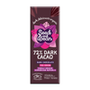 Seed & Bean Extra Dark Chocolate 72% mini bar 25g, front of pack