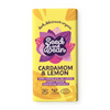 Seed & Bean Aromatic Cardamom & Lemon Fine Dark Chocolate 75g Bar – front of pack