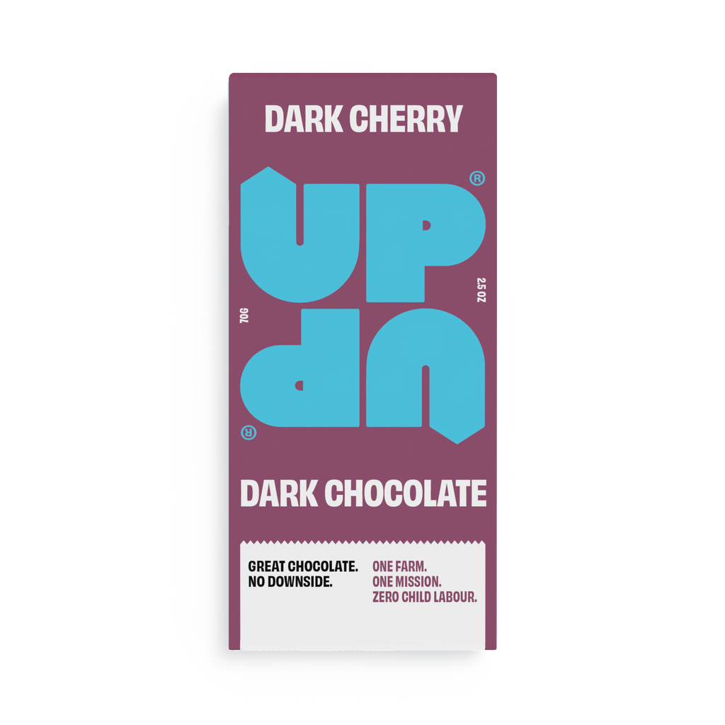 UP-UP Dark Cherry Dark Chocolate 70g, front of pack