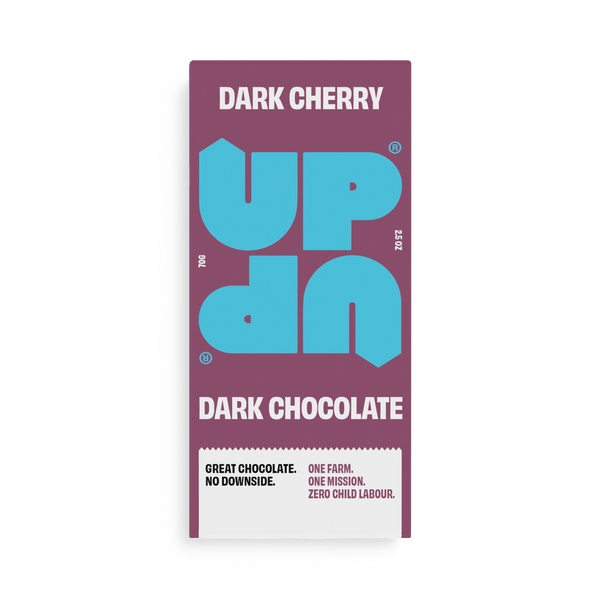 UP-UP Dark Cherry Dark Chocolate 70g, front of pack