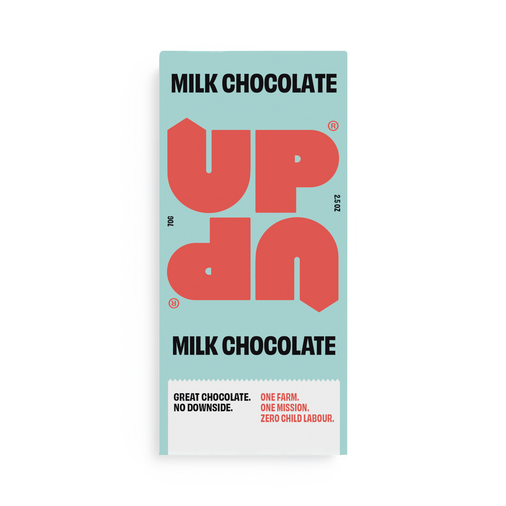 UP-UP Original Milk Chocolate 70g, front of pack