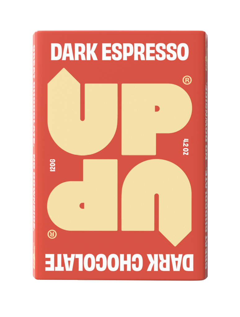 UP-UP Dark Espresso Dark Chocolate 120g, front of pack