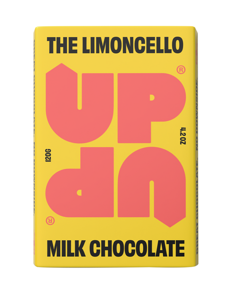 UP-UP The Limoncello Milk Chocolate 120g, front of pack