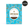 Love Cocoa Thank You Honeycomb Milk Chocolate Bar, front of Thank You pack with Great Taste award badge